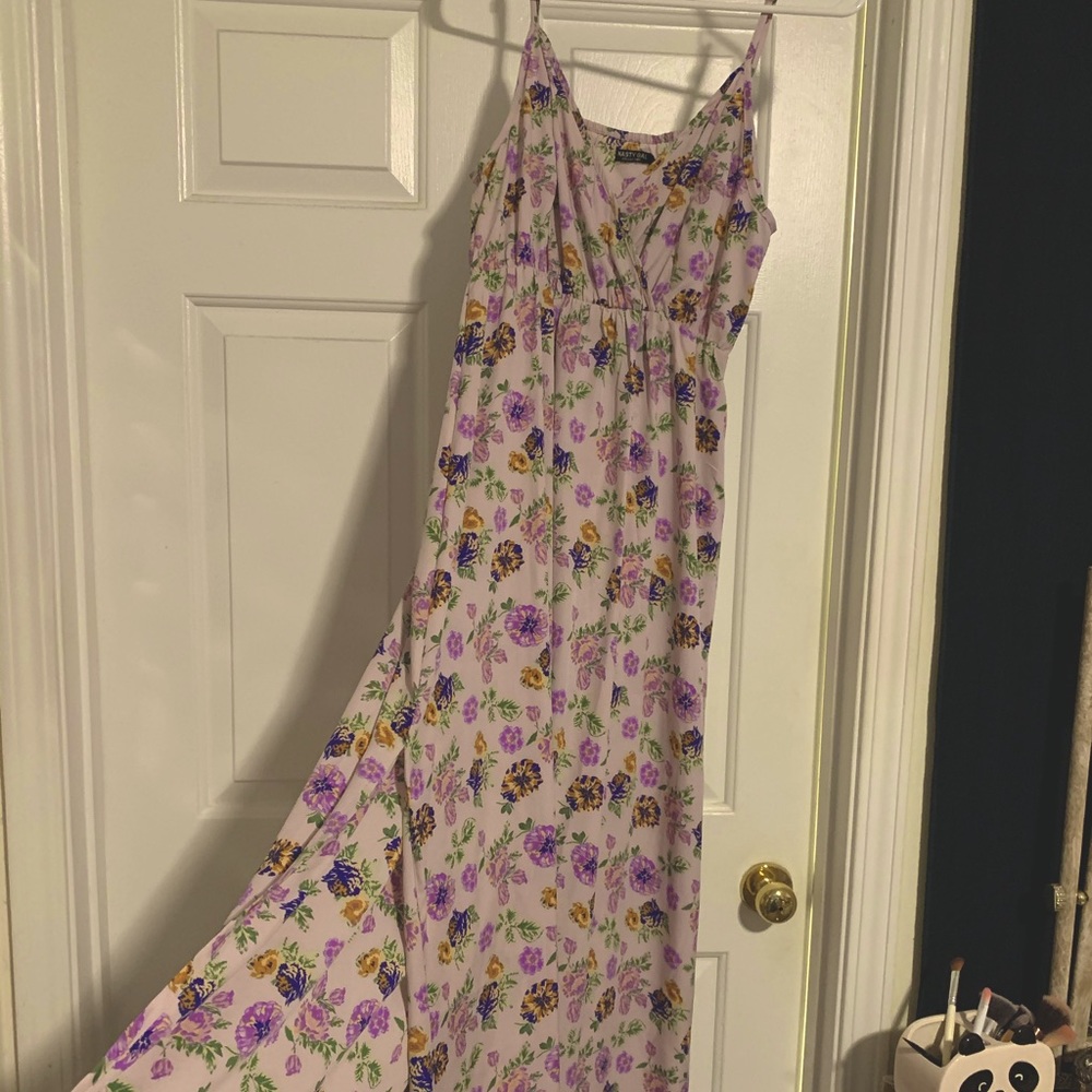 Nasty Gal Floral Maxi Dress